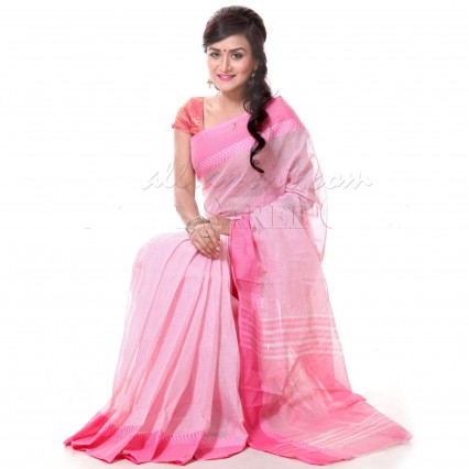 Tangail Traditional cotton yarn dyed Sharee with Beautiful design and color